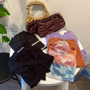 Mixed Top Purses Lot Target A&F Medium Wild Fable